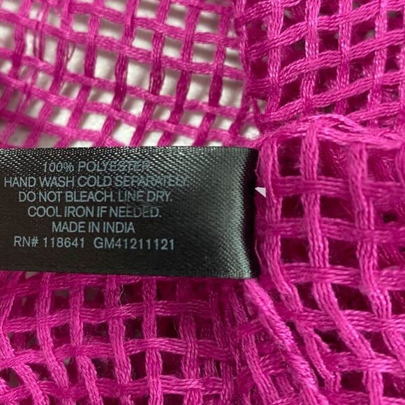 Lane Bryant Textured Mesh Infinity Scarf - Picture 4 of 5